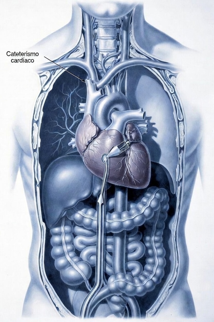 Estudo clínico – cateterismo cardíaco